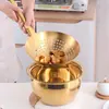 Espumadera de Acero Inoxidable 304 para Uso Doméstico, Espumadera Grande de Cocina para Fideos, Dumplings y Freír, Espumadera con Drenaje y Filtrado de Aceite