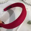 Faixa de Cabelo de Esponja Estilo Novo Japonês e Coreano Celebriade Cibernética Cor Doce Fada Topo Craniano Elevado Faixa de Cabeça Combinável Presilha de Cabelo para Sair Acessório de Cabeça