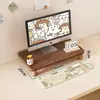 Organizador de escritorio, soporte para computadora de escritorio, elevador de monitor, base para pantalla de visualización, soporte de escritorio