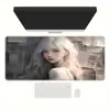 Mouse Pad de Jogo de E-Sports Bidimensional de Personagem de Anime Grande de Alta Qualidade Espessado e Resistente a Manchas Teclado de Computador Pad de Mesa
