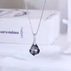 Collar Colgante de Cristal Nuevo Transfronterizo Europeo y Americano Colorido Forma de Gota Taigang Nicho Cadena de Caja Joyería Versátil