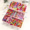 Popular set transfronterizo de accesorios para el cabello para niños, scrunchies en caja, ligas elásticas, pinzas para el cabello y accesorios para el cabello para niñas pequeñas