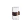 Juego de Vasos de Vidrio para el Hogar Taza de Bebida Hospitalidad Resistente a Altas Temperaturas Taza de Té Verde Antiescarchado Anillo de Madera Taza de Té China Lujo Accesible