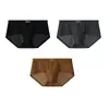Atacado de Cuecas Masculinas Huajielong de Malha Cor Sólida Seda de Gelo Cintura Média Tamanho Grande Respirável, disponível para dropshipping