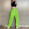 Pantalones de Chándal Sexy de Cintura Alta Holgados Estilo Jazz Hip Hop para Mujer, Transfronterizos Europeos y Americanos Amazon Aliexpress