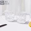 Taza de vidrio resistente al calor Glacier Tape con alto valor de color, taza para agua, jugo, bebida, cerveza, envío gratis de fábrica