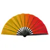 Abanico de Tai Chi del Mismo Estilo de Wang Xiaopo, Abanico Sonoro, Abanico de Kung Fu Tricolor, Abanico de Baile Doble Cara Alma China, Abanico Degradado
