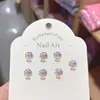 Decoración de Manicura de Resina Árbol Fluorescente Estéreo Joyería para Uñas DIY Pendientes Funda de Teléfono Móvil Accesorios para Uñas Portátiles