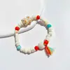 Pulsera de Cerámica Jingdezhen Nueva Pulsera de Cerámica Estilo Chino Joyería Hecha a Mano Cuerda Estilo Tíbet Puesto de Pulseras Jingdezhen