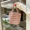 0571 ins pana vintage portátil bolsa de tela artística estudiante momia bolsa de almuerzo bolsa de mano para llevar almuerzo bolsa femenina
