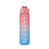 Vaso de agua de gran capacidad unisex vaso con boquilla botella de agua para exteriores botella de agua deportiva vaso de plástico resistente a altas temperaturas juego de tres piezas