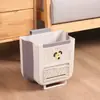 Bote de Basura de Cocina sin Perforaciones Puerta de Gabinete Montado en la Pared Cesto de Basura Doméstico Plegable Cubo de Almacenamiento para Baño Inodoro