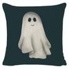 Funda de Almohada Estampada de Halloween Americana Transfronteriza para Hogar Sala de Estar Funda de Cojín de Lino Sofá Dormitorio Funda de Almohada Decorativa