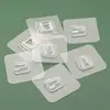 Cierres a presión fuertes, clips para letras sin taladro, ganchos adhesivos que no dejan marca, fijadores transparentes de plástico, ganchos adhesivos, sujetadores adhesivos