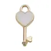 Serie Blanca Mixta Aleación de Goteo de Aceite Colgantes de Flor Margarita DIY Accesorios para Pulsera Collar Colgantes al por Mayor