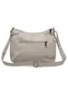 Amazon Fashion Cuatro Estaciones Cuero Suave Multicompartimento Multibolsillo Puntada de Coche Multicapa Bolso de Hombro Cruzado para Mujer