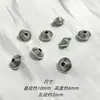 Accesorios para Joyería DIY Cuentas Espaciadoras de Disco Espiral Retro Cuentas Espaciadoras de Platillo Volador Plata Antigua Accesorios para Enhebrar Pulseras Materiales para Pulseras