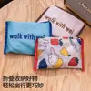 Bolsa de compras portátil plegable, gran capacidad, bolsa de almacenamiento impermeable para hacer la compra en supermercados