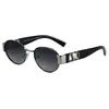 Ps33237 Gafas de Sol Polarizadas Estilo Nuevo, Gafas Pequeñas Ovaladas Europeas y Americanas, Personalizadas, Modernas, Versátiles, Redondas, Gafas de Sol de Gama Alta