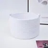Cesta de Almacenamiento Personalizada Hecha de Cuerda de Algodón, Cesta de Almacenamiento Tejida para Juguetes y Ropa de Niños, Cesta de Almacenamiento Grande para el Hogar, Cesta de Almacenamiento para Artículos Varios