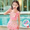 Traje de baño para niñas de 6 a 12 años, una pieza, estilo princesa, traje de baño para aguas termales, niñas, nuevo estilo 2023