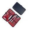 Set de Tijeras para Uñas Negras 23 Piezas Herramientas para Manicura y Pedicura Set de 24 Piezas Cortauñas Grande para el Hogar Set de Cortauñas