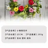 Guirnalda de Flores Silvestres Simuladas Primavera y Verano Guirnalda Simulada Suministro Transfronterizo Colgantes para Puerta Principal de Casa Pared de Chimenea Colgantes para Ventana