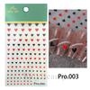 Nuevas pegatinas de uñas transfronterizas al por mayor 5D micro-talladas tridimensionales verano flor fresca Flor adhesiva pegatinas de uñas
