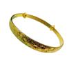 Pulsera de joyería de estrella dorada y plateada para damas Pulsera de empuje y extracción de dragón y fénix chapada en oro Joyería de boda bienestar en vivo al por mayor