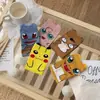 Meias de comércio exterior novas meias fofas de desenho animado meias femininas casuais coreanas meias de giz de cera pequenas novas meias rasas vendas diretas