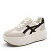 Zapatillas de entrenamiento alemanas para mujer, modelo nuevo 2026, zapatillas deportivas casuales que aumentan la altura con suela gruesa de 7 cm, versátiles y transpirables, zapatillas estilo Forrest Gump