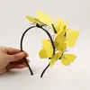 Adorno de Cabeça Guirlanda da Floresta Amazônica Acessórios de Cabelo Exagerados para Noivas Estilo Borboleta Acessórios para Estúdio Fotográfico Passarela Palco Headband