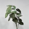 10 Hojas de Taro Artificiales, Plantas Verdes Simuladas, Arreglos Florales para Salones de Bodas, Decoración del Hogar, Decoraciones de Mesa, Flores Artificiales