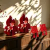 Enfeites decorativos de inauguração de casa, caractere tridimensional "Fu", decoração de mesa criativa, cerimônia de entrada na casa, mudança para uma casa nova, suprimentos de decoração para presentes
