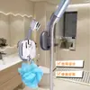Soporte Universal Ajustable sin Taladro para Cabezal de Ducha Soporte de Baño para Cabezal de Ducha Soporte de Baño Modelo de Cuatro Puntos