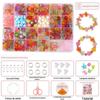 Pulseira de brinquedo educacional com miçangas para meninas, colar com miçangas, acessórios faça você mesmo
