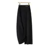 Pantalones de traje negros de pierna ancha para mujer hechos a medida, súper ventas otoño 2026, fluidos, holgados, casuales de pierna recta