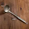 Colher de sopa de aço inoxidável 304, panela quente, escorredor especial, conjunto doméstico, concha de sopa dourada, colher grande dourada, colher comercial