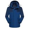 Chaqueta Cálida con Forro de Polar para Otoño e Invierno con Logo Estampado Chaqueta Tres en Uno Resistente al Viento e Impermeable para Exteriores