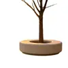 Banco de árbol de piedra artificial para piscina, Cerramiento de árbol para enverdecimiento de carretera municipal UHPC, Asiento de jardinera GRC, Suministro de proyecto