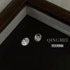 Qingmei flash explosivo boutique circonita inferior súper brillante decoración de diamante para uñas carbono alto transparente cuadrado grueso azúcar de roca ovalado circonio