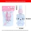 Frasco Spray Álcool Pequeno Frasco Spray Garrafas Plásticas Portáteis Tônico Cosmético Garrafa Transparente Vazia Garrafa Spray de Névoa Fina para Viagem