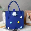 Bolsa de Fieltro de Muñeca Pequeña de Dibujos Animados Bolsa de Compras Linda Mano de Niño Caja de Regalo Banquete de Cien Días del Bebé Bolso de Mano de Fieltro