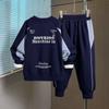Conjunto de Ropa para Niños 2026 Primavera y Otoño Nuevo de Moda Casual Conjunto de Dos Piezas para Niños Mayores con Sudadera de Cuello Redondo y Pantalones Deportivos