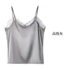 Camisola de Seda Transfronteriza Bohang con Sujetador Incorporado, Encaje Francés, Sexy Escote en V, Bordes Dobladillos, Camisola de Lujo de Gama Alta