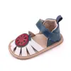 Sandalias de bebé de 0 a 1 año, verano, nuevas, zapatos de princesa, sandalias de frutas, suela suave antideslizante, zapatos para bebé y niño pequeño BB3017