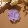 Estilo Coreano Nuevo Organza Ultra-Hada Borde Quemado Camelia DIY Pin Lateral Lazo para el Cabello Accesorio para el Cabello Broche Ropa Accesorios Florales