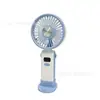 2027 Nuevo Modelo Ventilador de Mano Digital Pantalla 199 Niveles Control de Velocidad Continuo Carga USB Cordón Plegable Mini Portátil