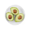 Aguacate de Simulación Fruta Falsa Modelo de Verdura Decoración de Gabinete de Frutería Exhibición Adorno de Atrezzo para Fotografía