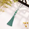 Marcador de Página com Franja de Borla de Sementes de Cabaça 8cm Pingente Pequeno para DIY Borlas Ornamentos de Estilo Antigo Charms Sachês Perfumados Caixa de Presente Acessórios para Headwear